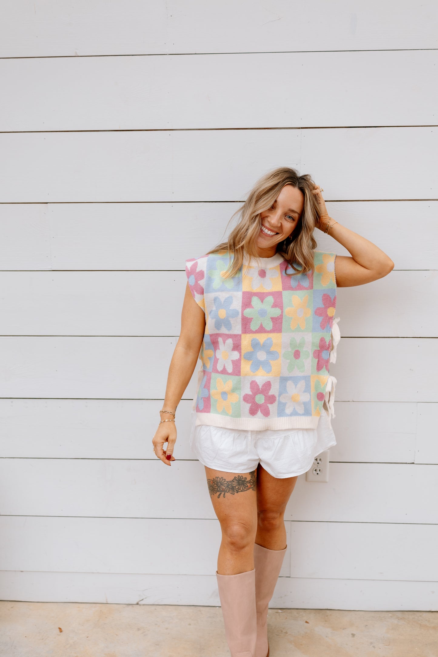 Audrey Bow Tie Sweater