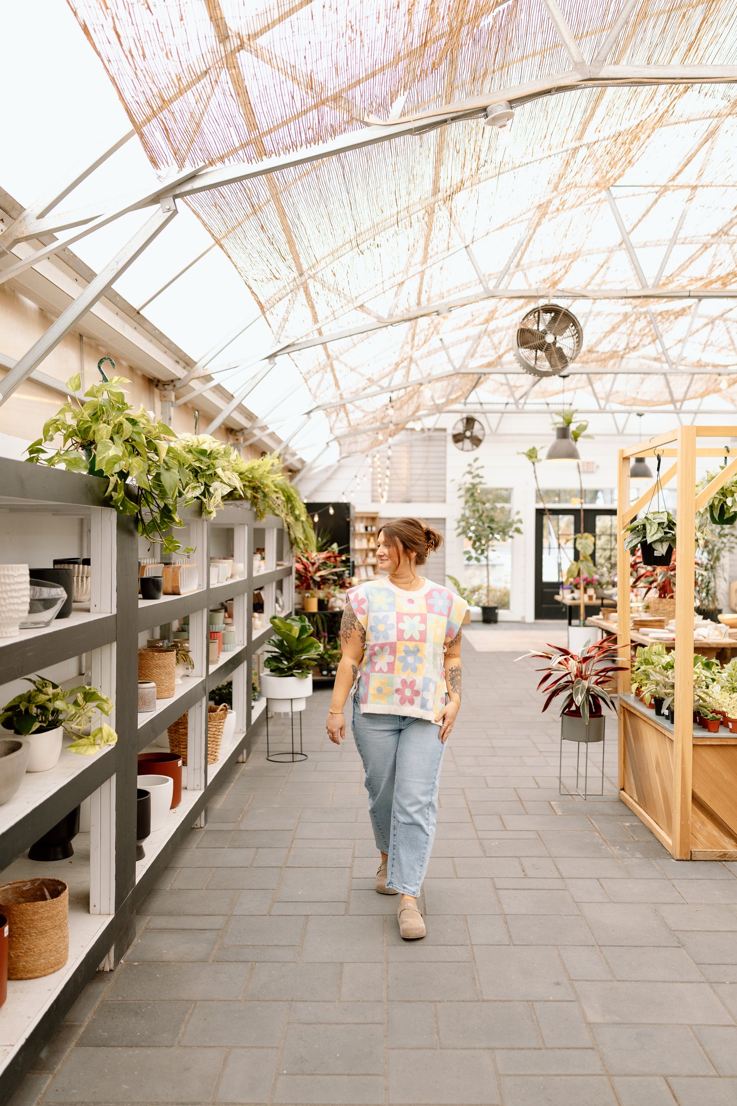 Blooming Barrel Jean