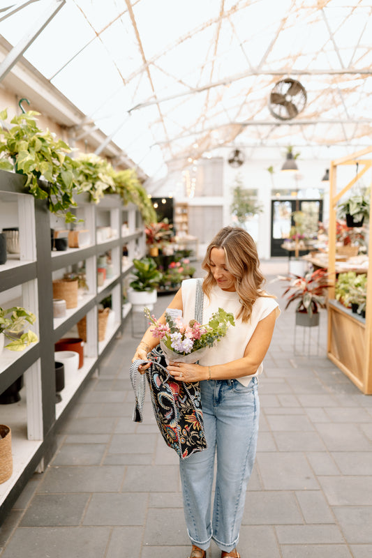 Blooming Barrel Jean