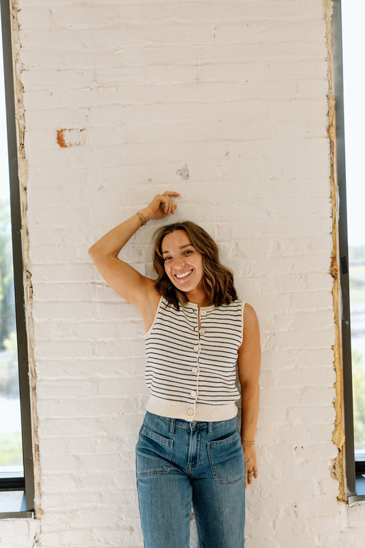 Charli Button Down