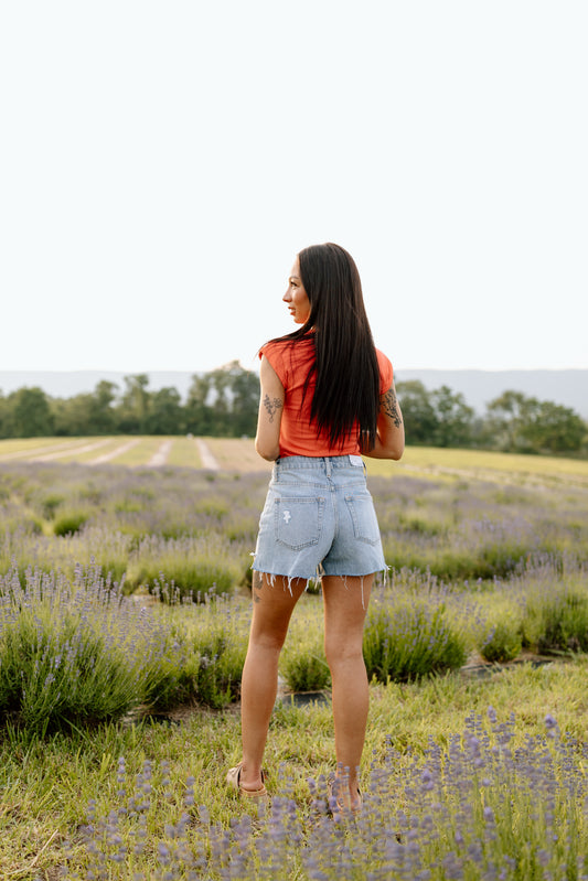 Heartfelt Denim Shorts
