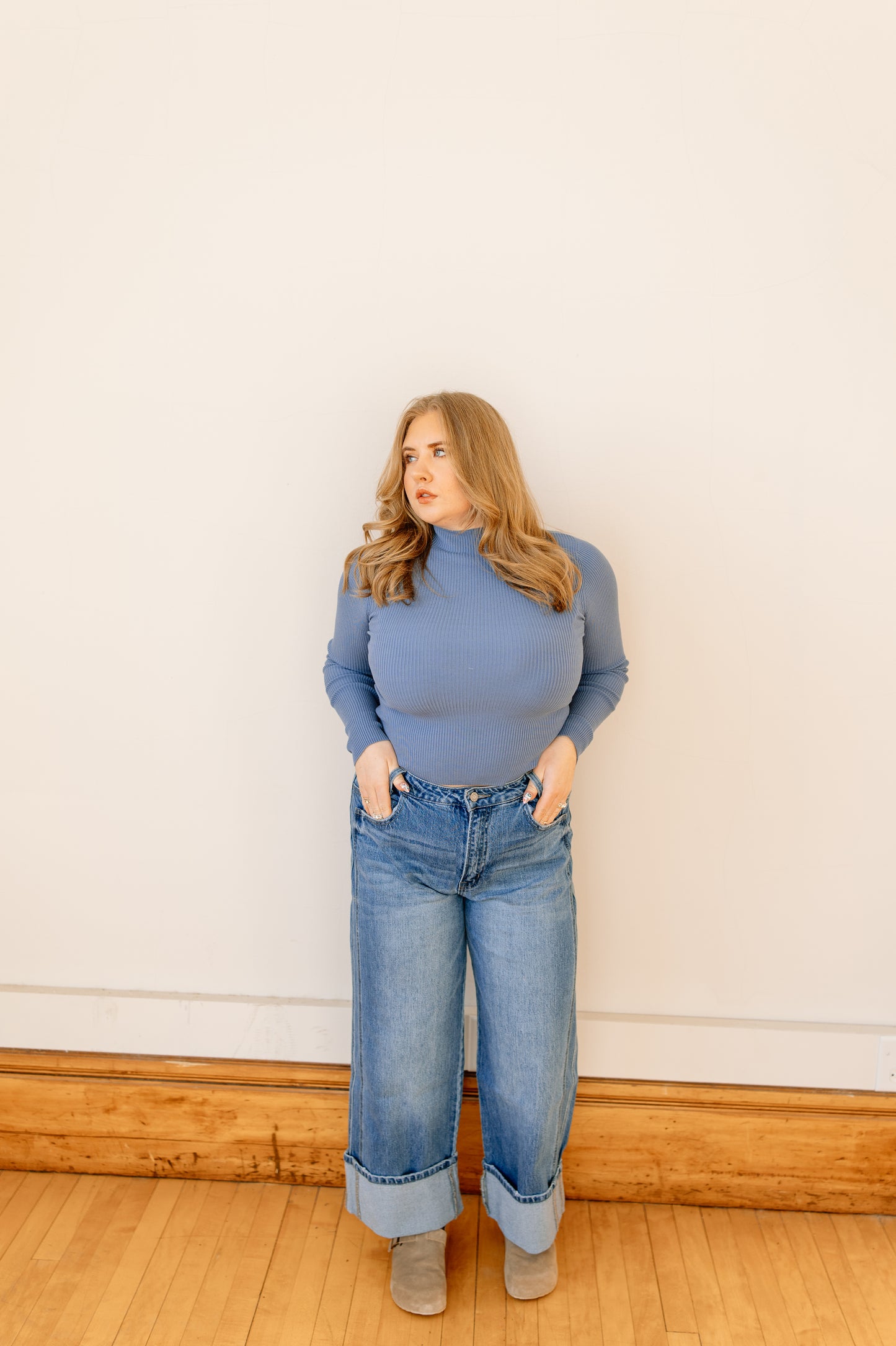 Sienna High Rise Cuffed Baggy