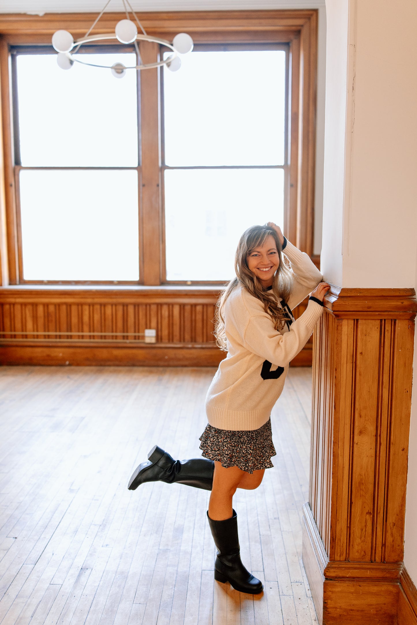 Keep Calm Smocked Skirt