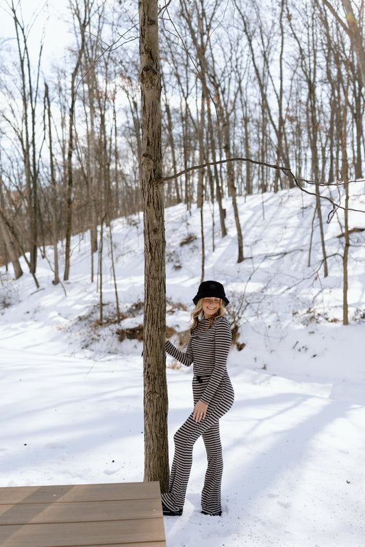 Zoie Striped Modal Set