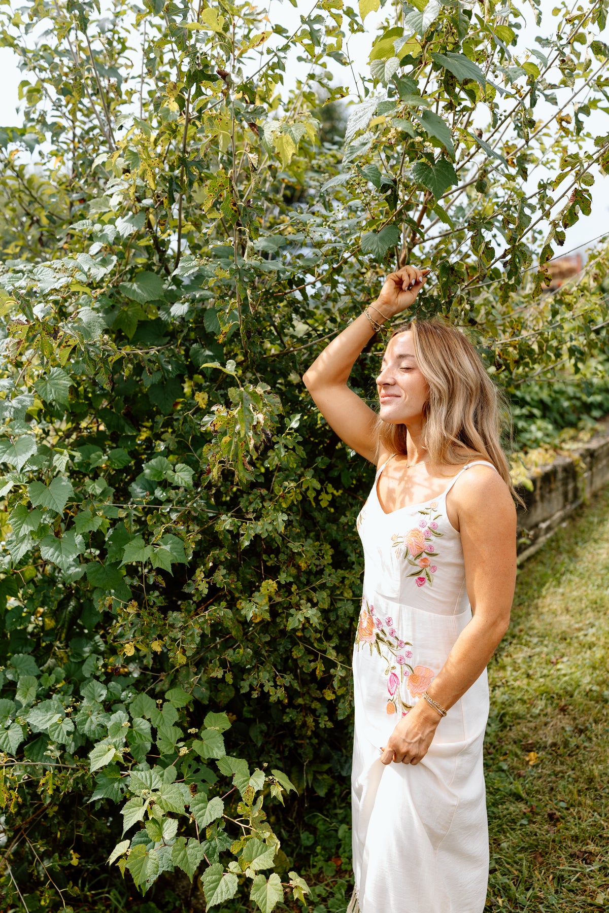 Zya Embroidered Midi