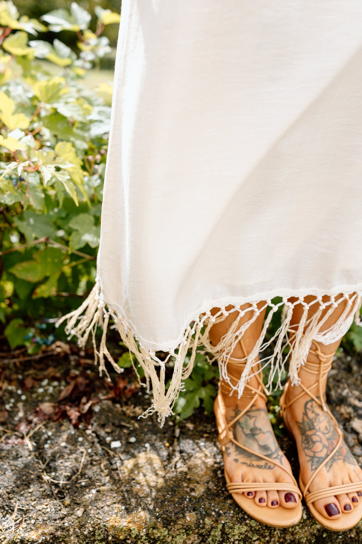 Zya Embroidered Midi