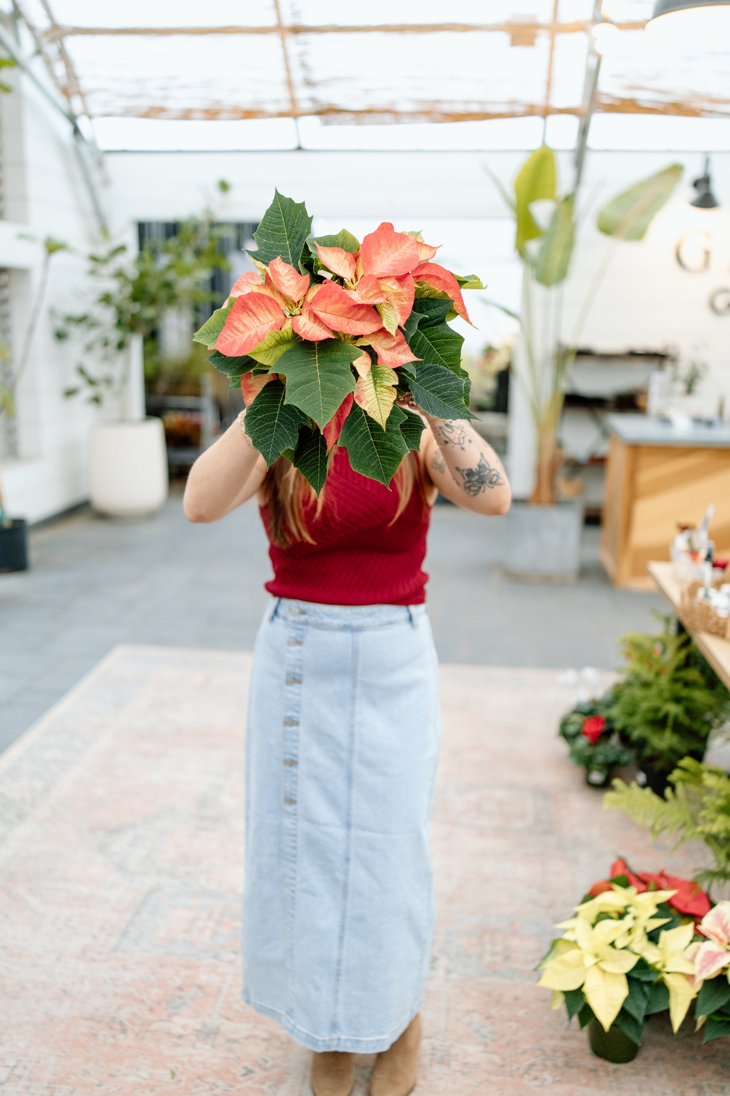 Bryer Denim Midi Skirt
