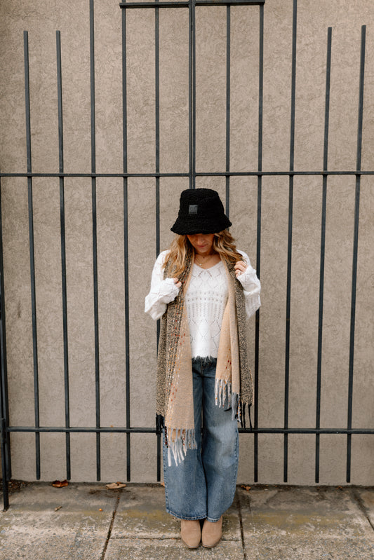 Bambi Open Crochet Sweater