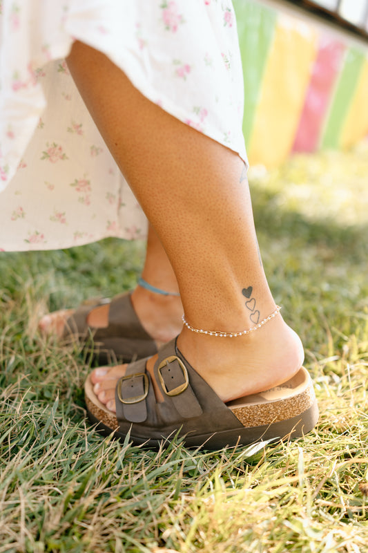 Ann Pearl Chain Anklet