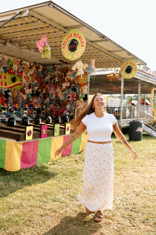 Val Floral Skirt