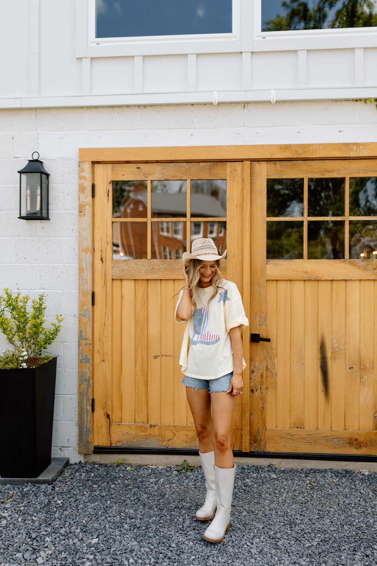 Leanali Patchwork Tee