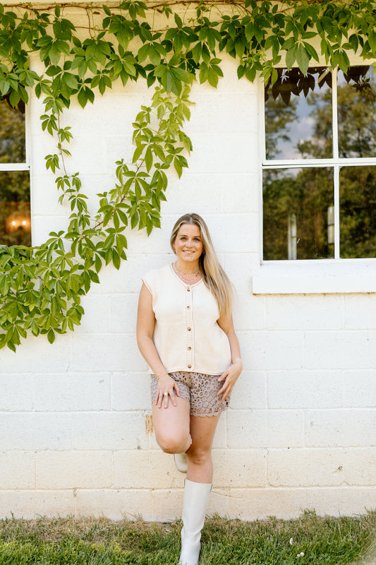Stella Sleeveless Cardigan