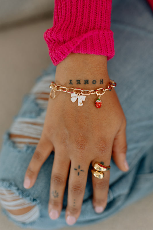 Berry Charm Bracelet