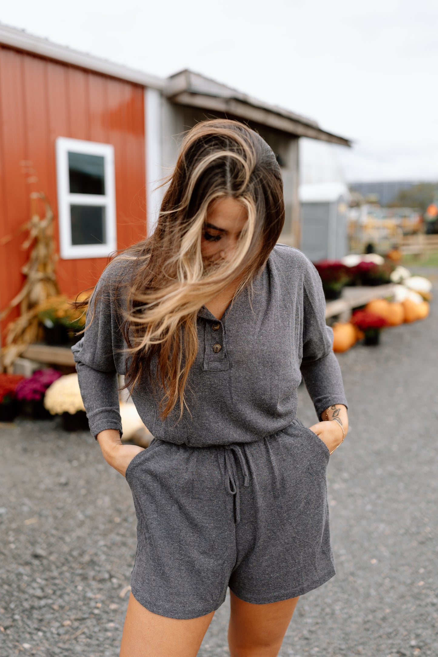 Lori Tie Back Romper