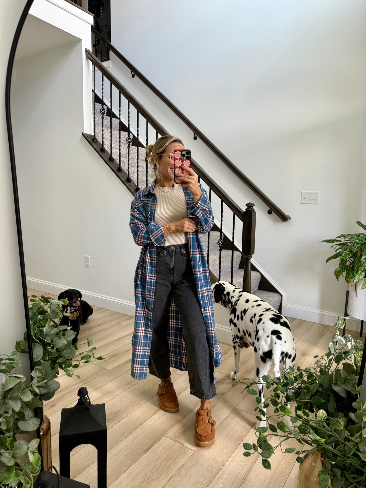 Cheyenne Flannel Longline Shirt