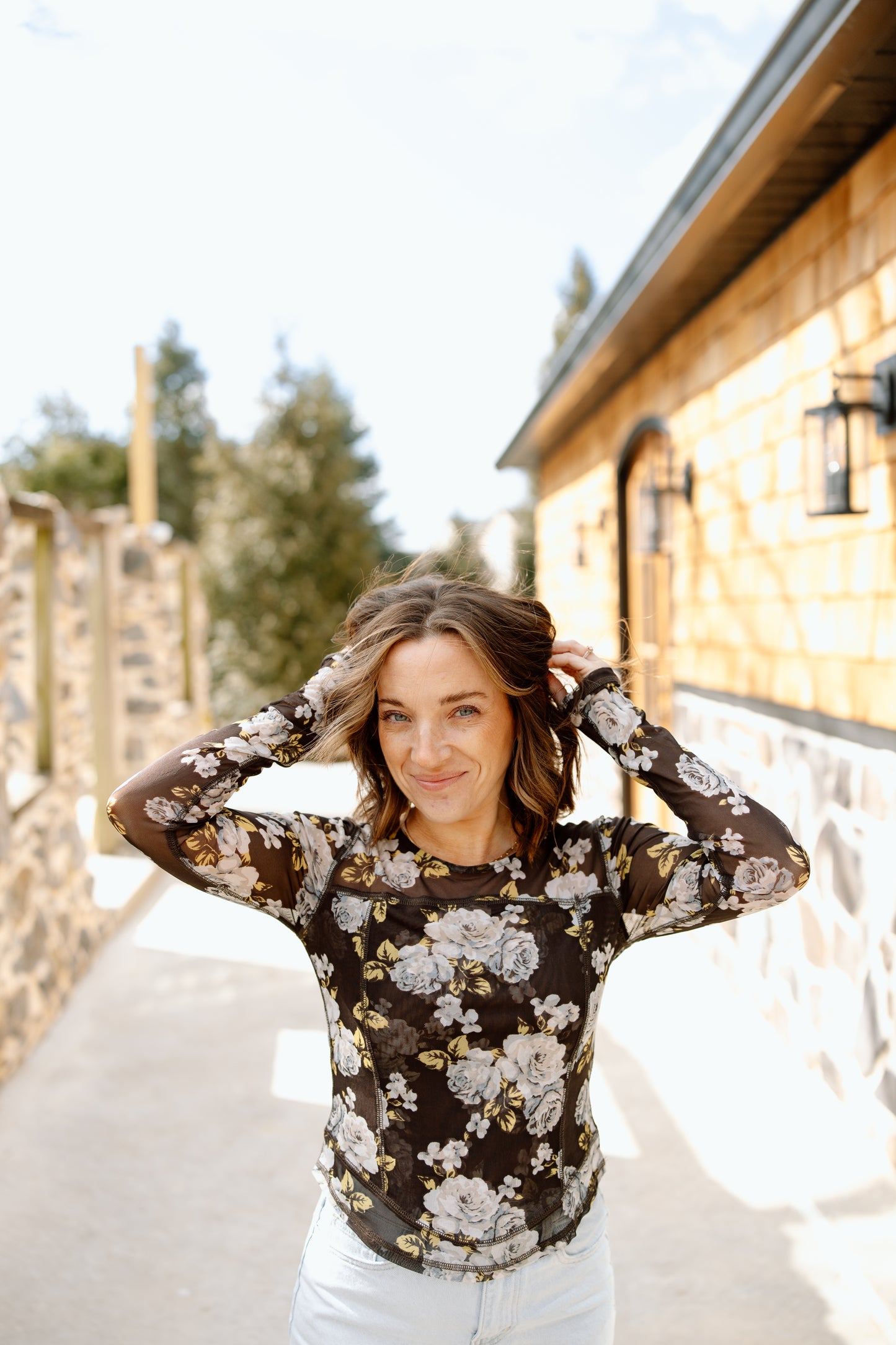 Driftwood Mesh Long Sleeve