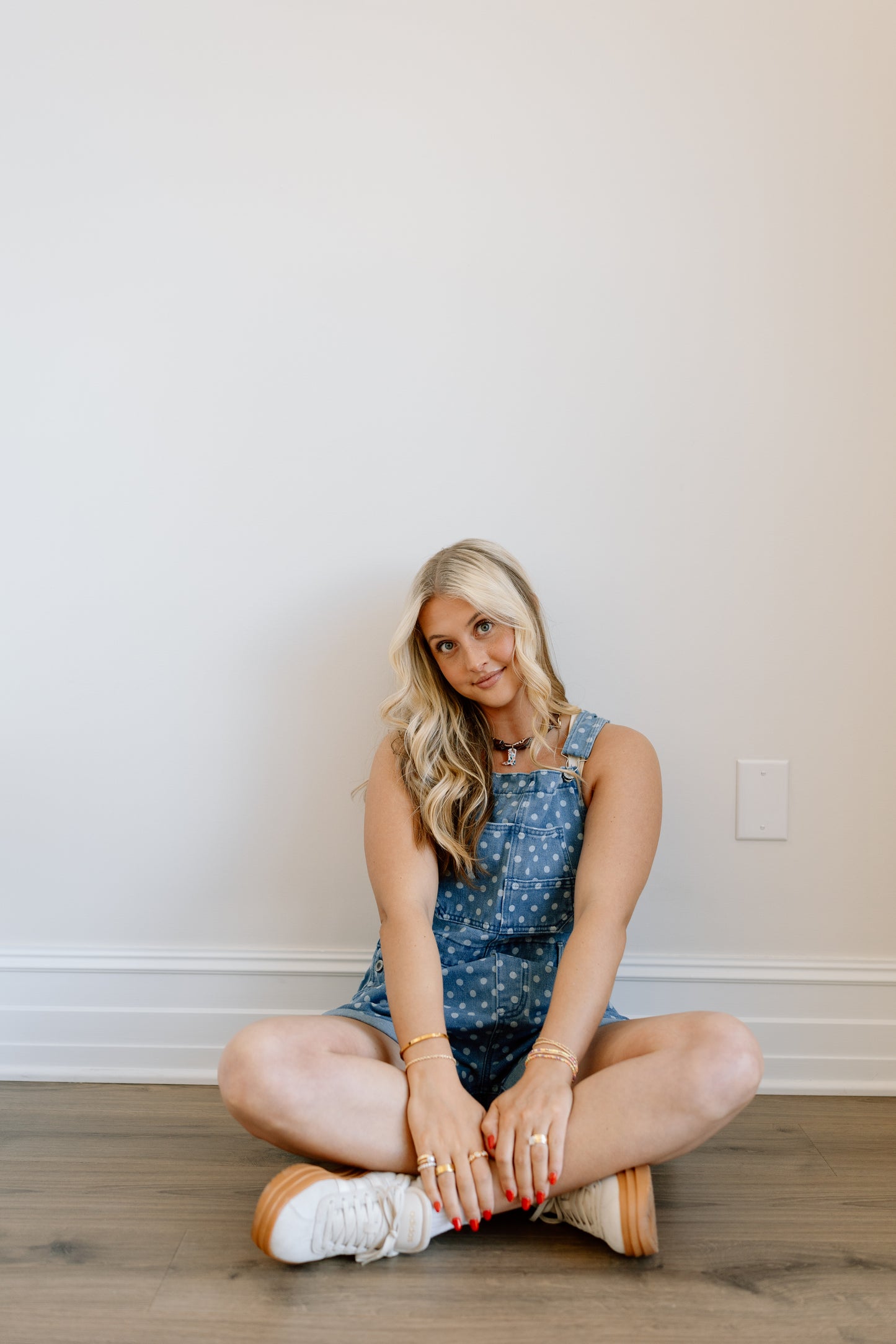 Hazey Polka Dot Overall