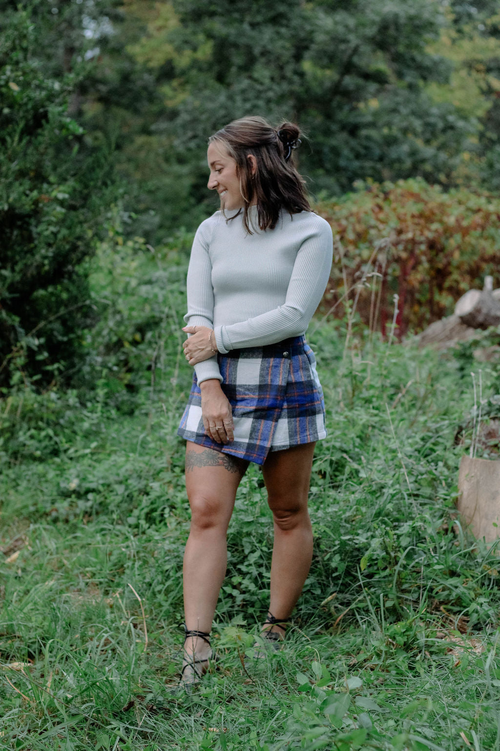 Skippy Plaid Skort