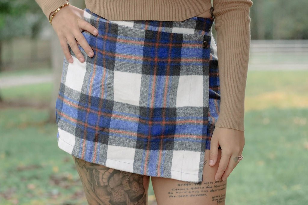 Skippy Plaid Skort