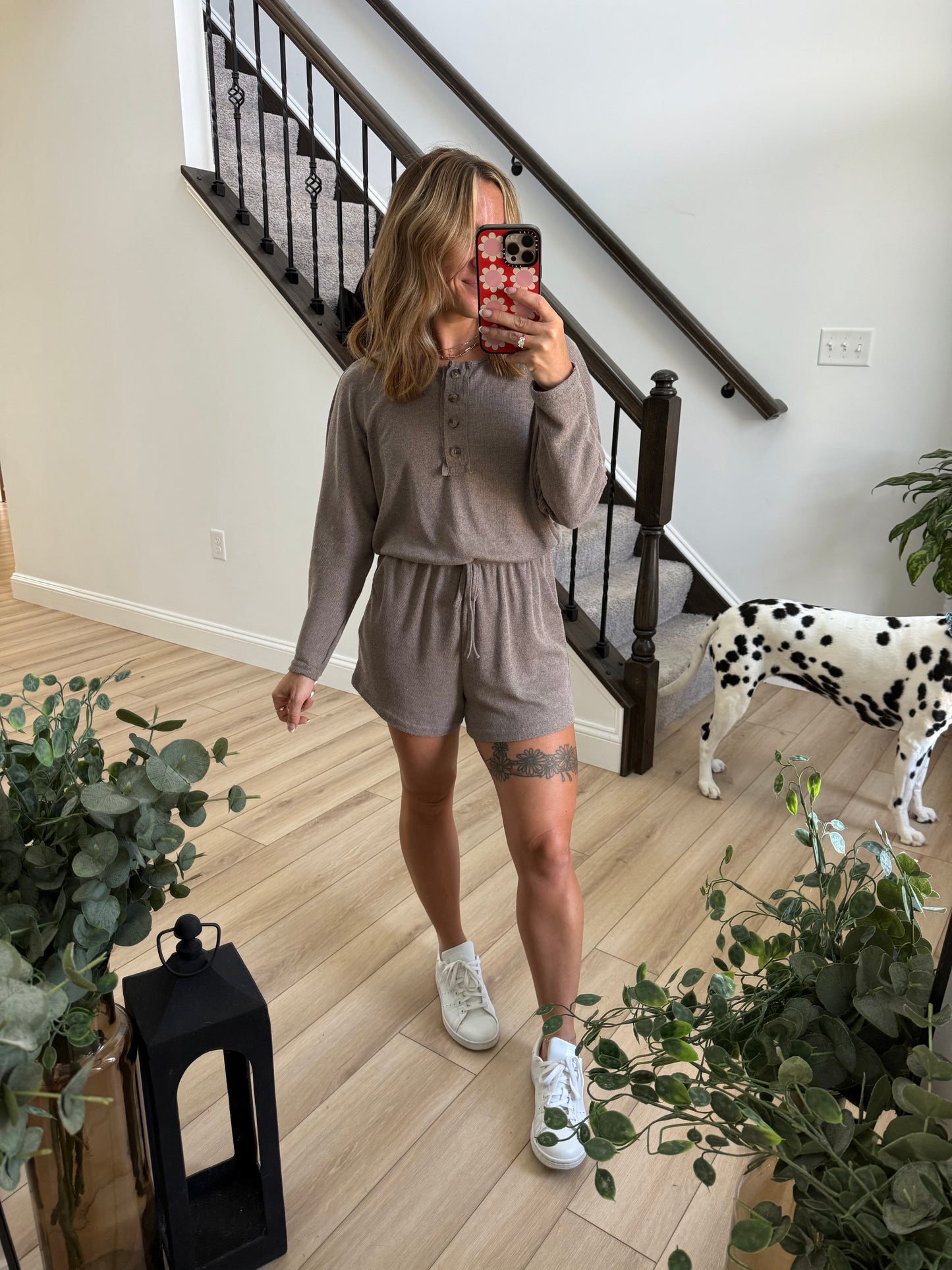 Lori Tie Back Romper