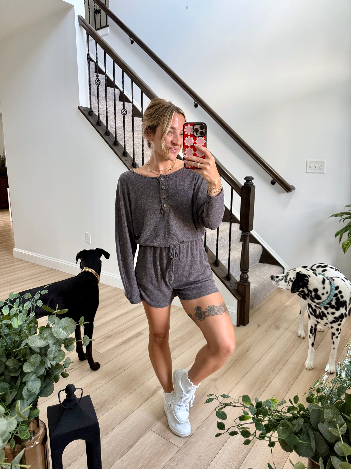 Lori Tie Back Romper