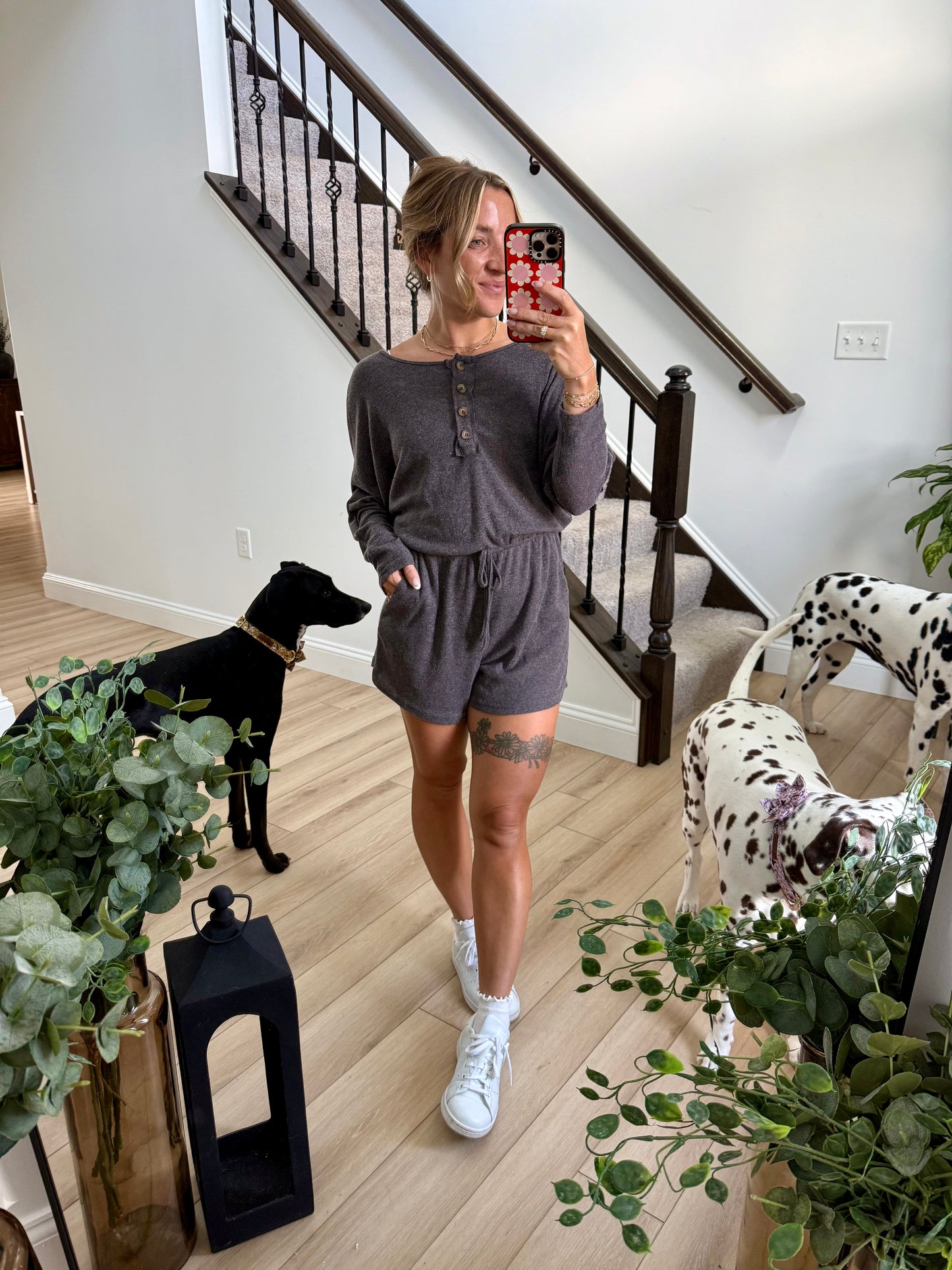 Lori Tie Back Romper