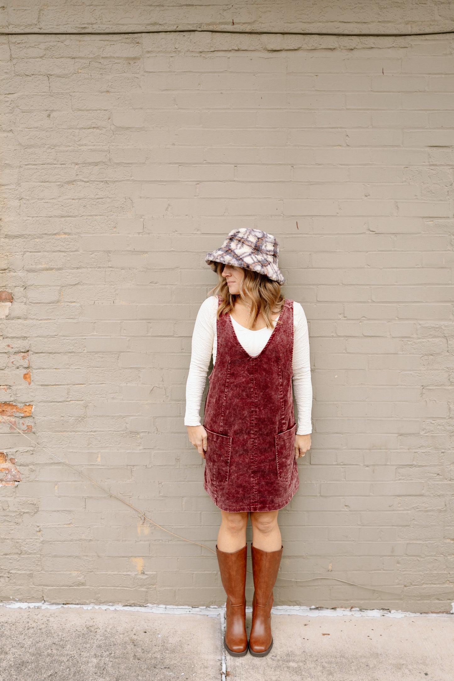 Purple Plaid Bucket Hat
