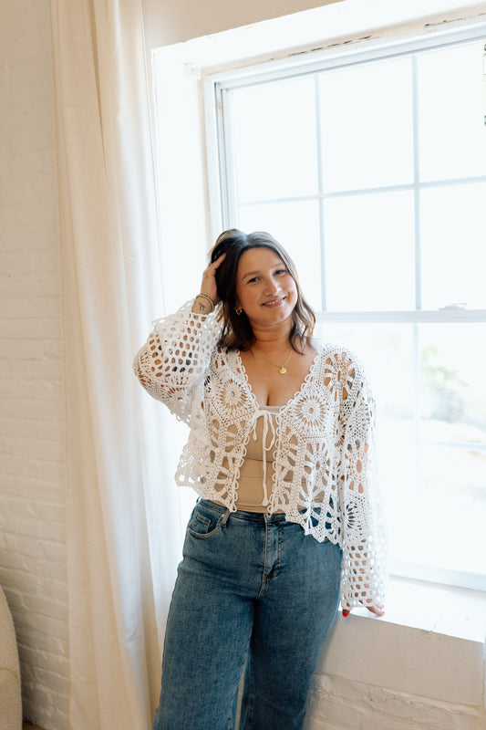 Ruby Open Knit Cardi