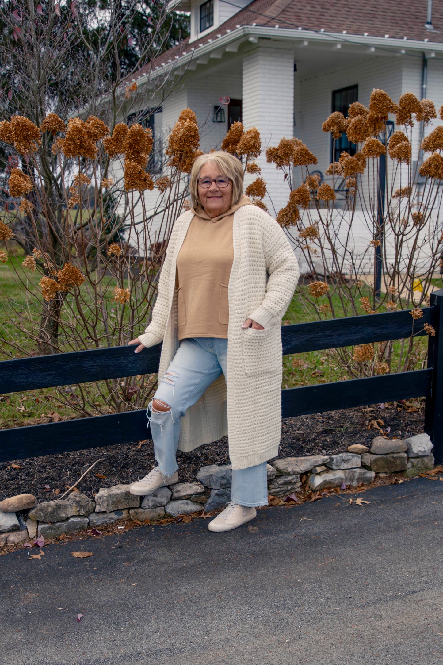 Snow Angel Long Cardigan