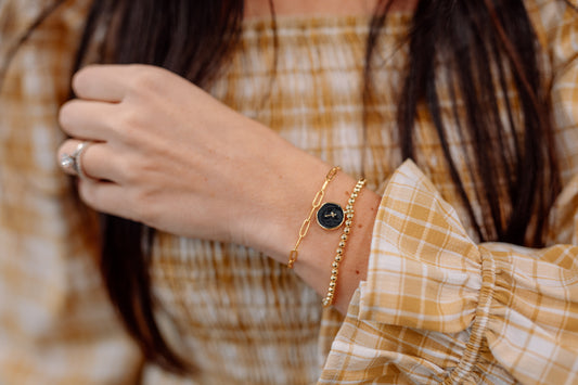 Delicate Link Chain Pulley Bracelet