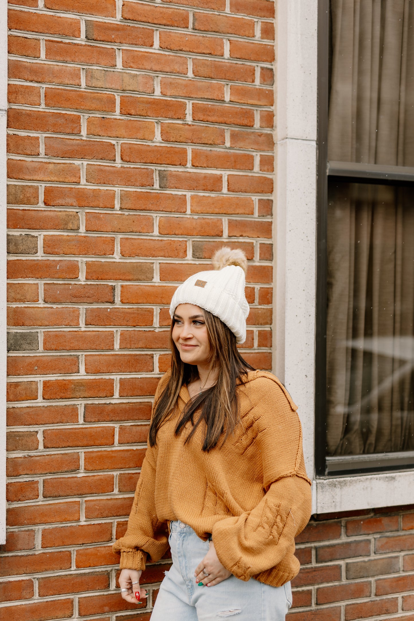 Comfort & Joy Cable Knit Sweater